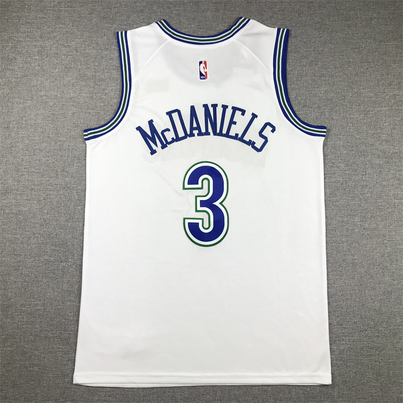 Men Minnesota Timberwolves #3 Mcdaniels White 2024 Nike NBA Jersey->minnesota timberwolves->NBA Jersey